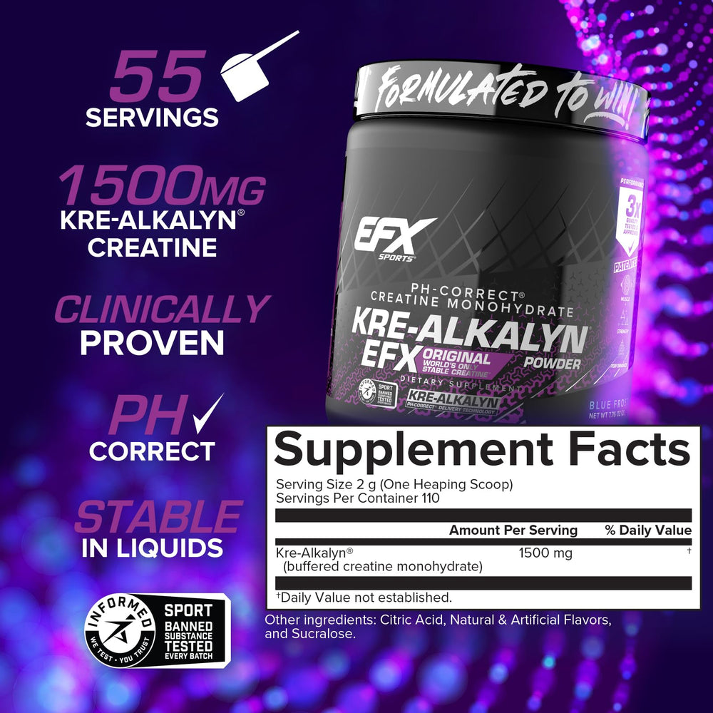 Kre-Alkalyn EFX powder dissolving smoothly in water.