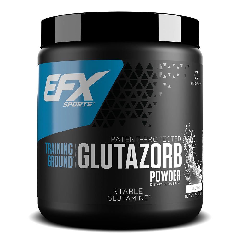 EFX Sports Training Ground Glutazorb bottle front view for everyday training support.