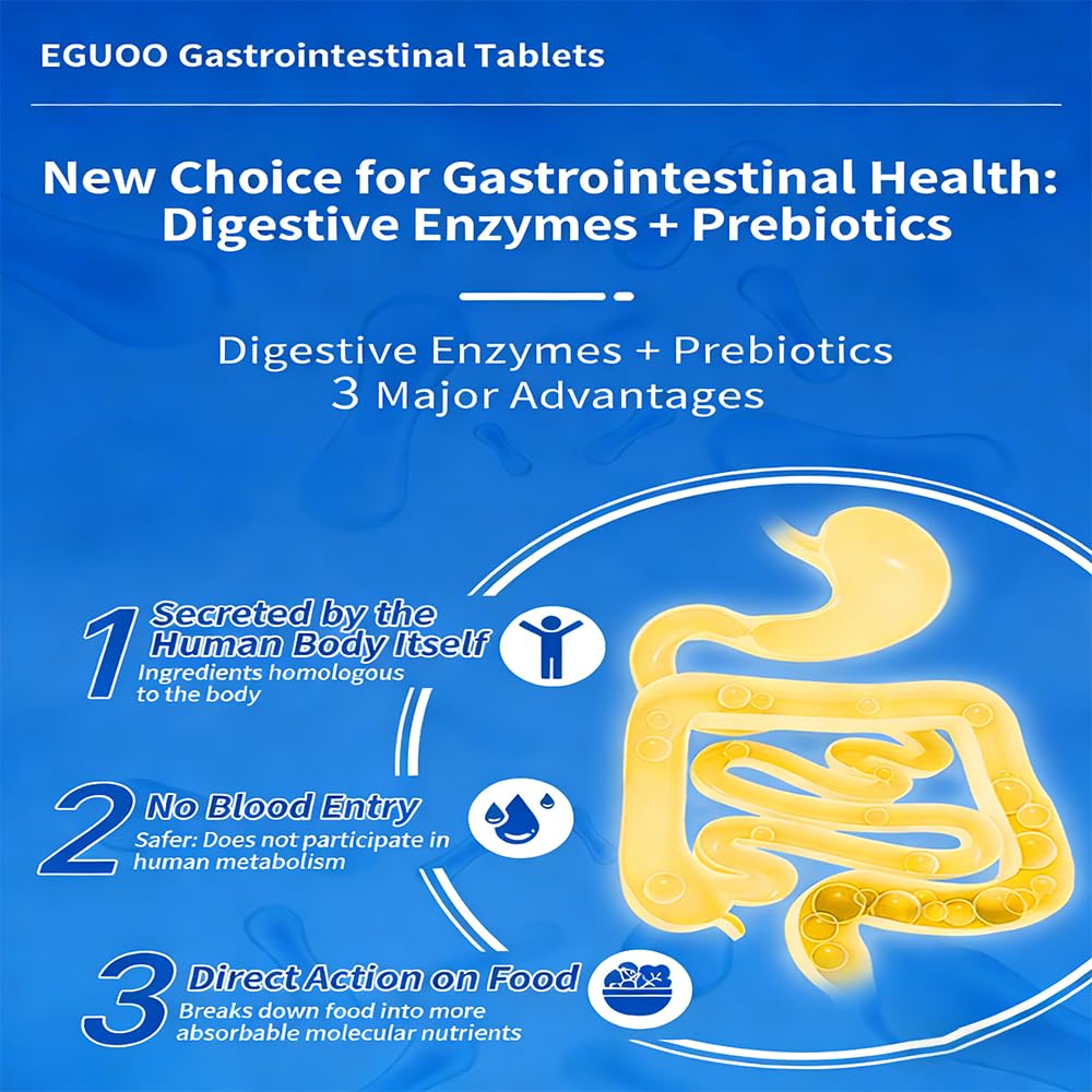 EGUOO plant extracts bottle – hawthorn, aloe, licorice for digestive wellness