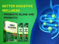 Pure Gut Detox packaging on display with label details