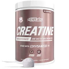 EHP Labs CREA-8 creatine powder bottle for convenient daily supplementation.