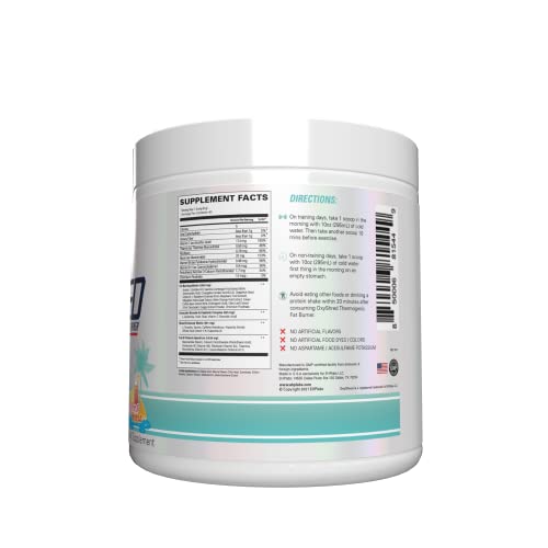 Energy and focus theme with OxyShred for workouts and daily tasks.