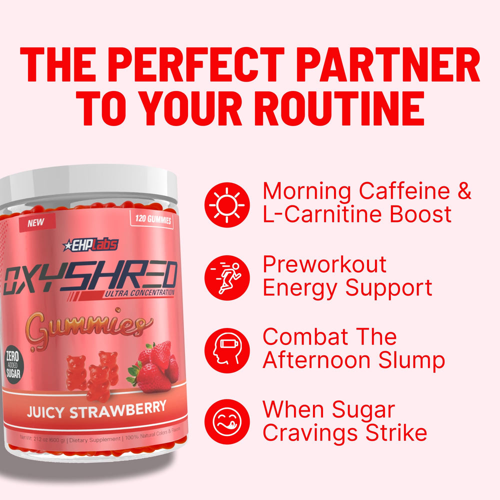 OxyShred Serving layout showing single-dose chew