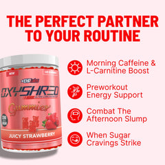 OxyShred Serving layout showing single-dose chew