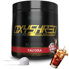 EHP Labs OxyShred Hardcore Cali Cola can boosts energy for workouts.