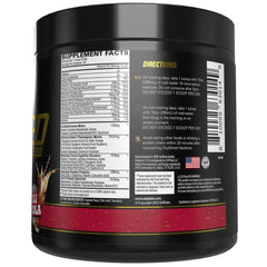 Caffeine-rich energy graphic hints at alert focus.