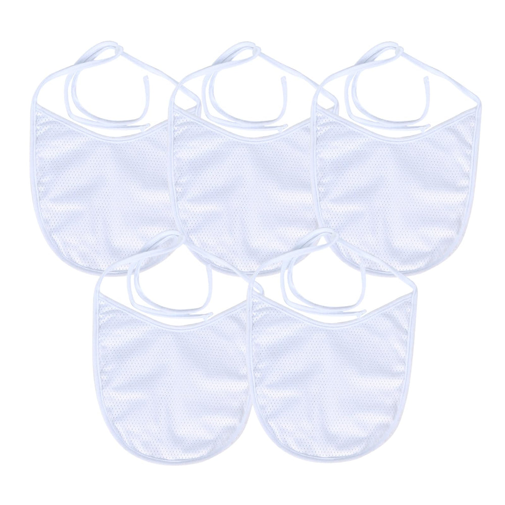 EHUSPU tracheostomy neck stoma cover in white with five-pack, protective design