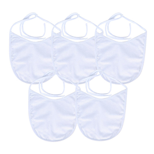 EHUSPU tracheostomy neck stoma cover in white with five-pack, protective design