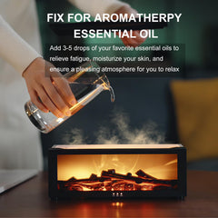 Eiifiter portable fireplace diffuser fits various spaces