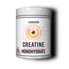 Ekkovision Creatine micronized pink lemonade bottle for easy daily energy support.