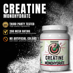 Ekkovision Creatine Monohydrate Sour Watermelon shaker mix blends easily without altering taste