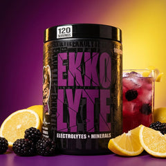 Ekkovision Ekkolyte glass shows easy mixing for refreshment.