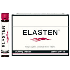 Elasten liquid collagen ampoules glow from within to boost skin radiance.