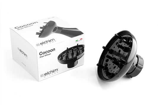 Elchim Cocoon 2001-Milano diffuser closeup showing even airflow for gentle styling