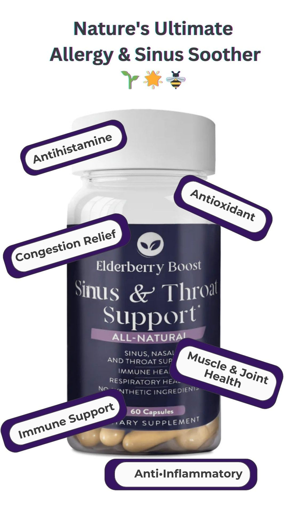 Elderberry Boost daily-use scene showing capsules for simple wellness routine