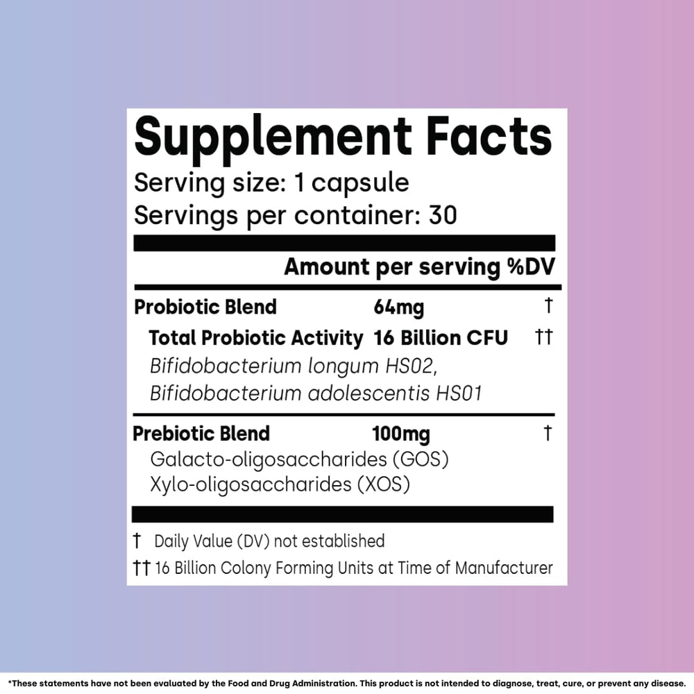 Element Longevity instruction card insert for a simple daily routine.