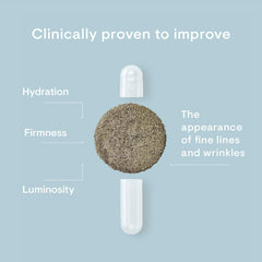 Packaging detail on Elemis bottle highlights freshness and quality.