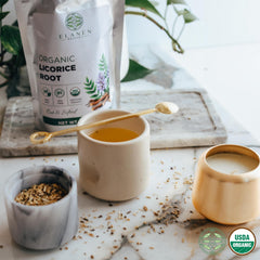 Elanen Naturals lab-tested licorice root ensures quality and purity.