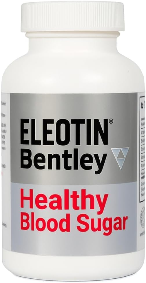 Eleotin Bentley bottle label with premium herbal formula for daily wellness