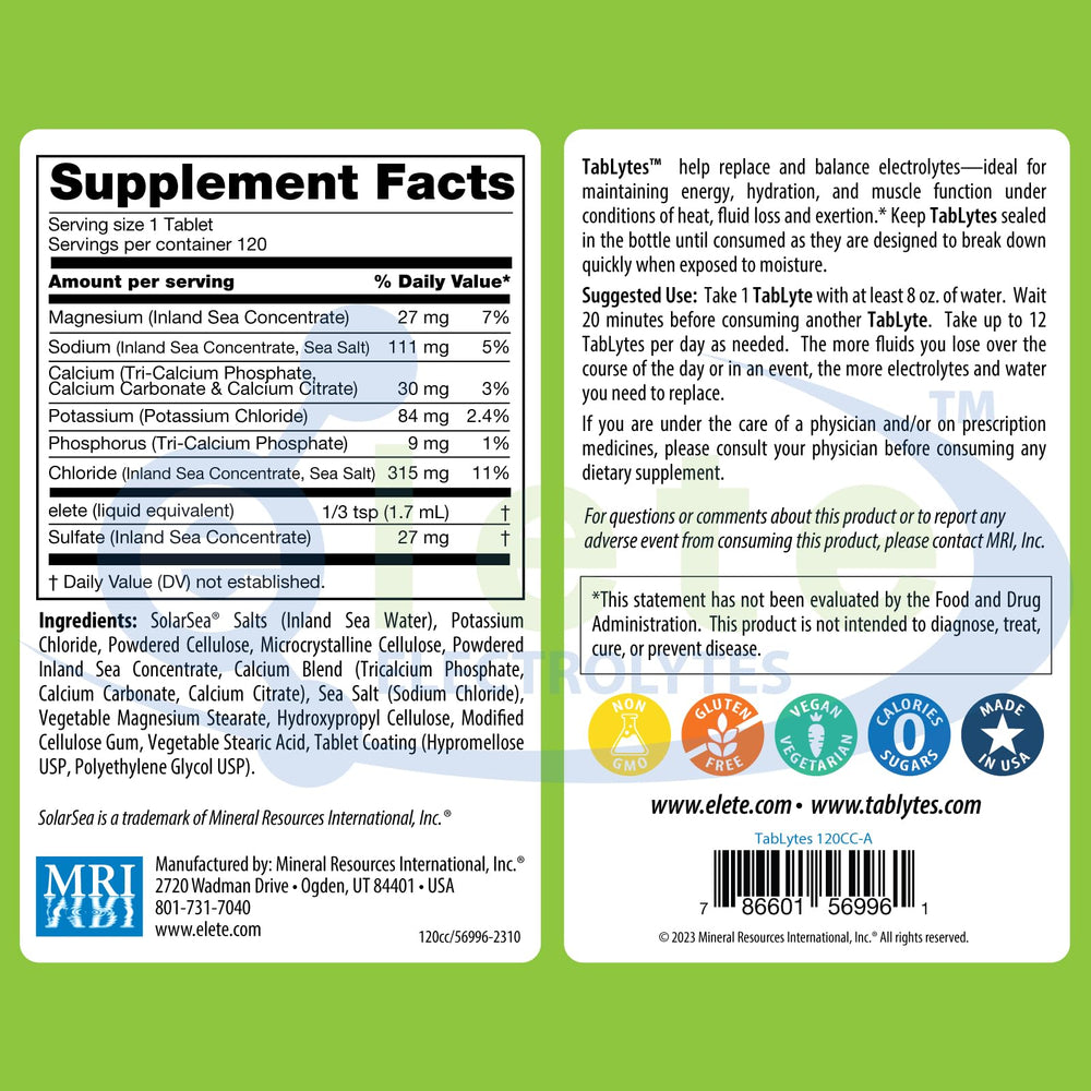 Elete Citrilyte Add-in bottle packshot highlighting zero sugar and nine electrolytes.