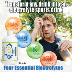 Elete Citrilyte Add-In liquid-drops add electrolytes to water for improved hydration