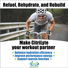 Refillable CitriLyte pocket bottle with tip removed for refill action