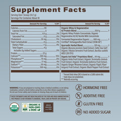 Packaging label from Elevate Organic shows USDA Organic and sustainable materials.