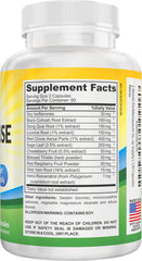 Elevate Recovery Perimenopause bottle back label shows 11-herb blend for balance