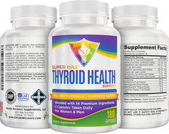 Daily dosage guide for Elevate Recovery Thyroid Support shows recommended intake