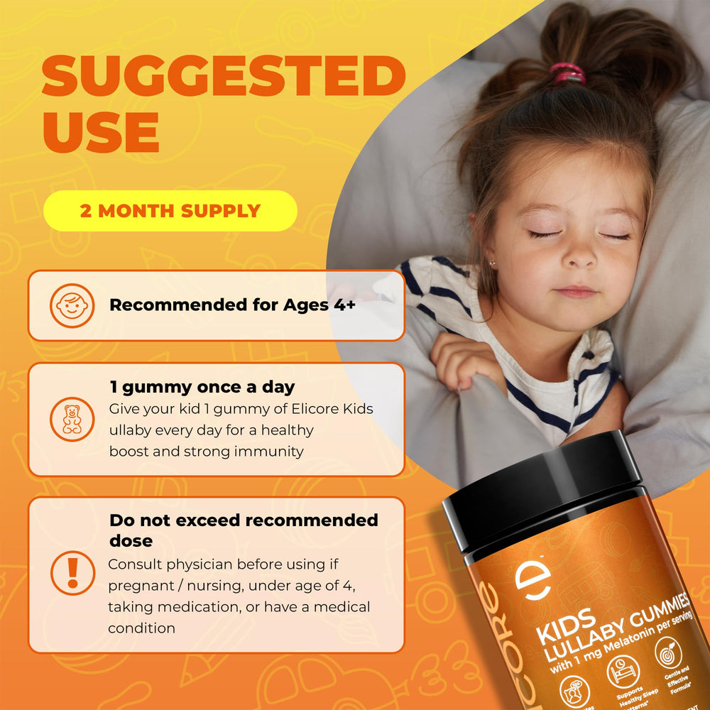 ELICORE label and ingredients close-up with natural flavor and vitamin B6