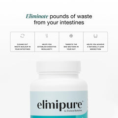 Elimipure Gut Cleanse capsules ready for morning routine