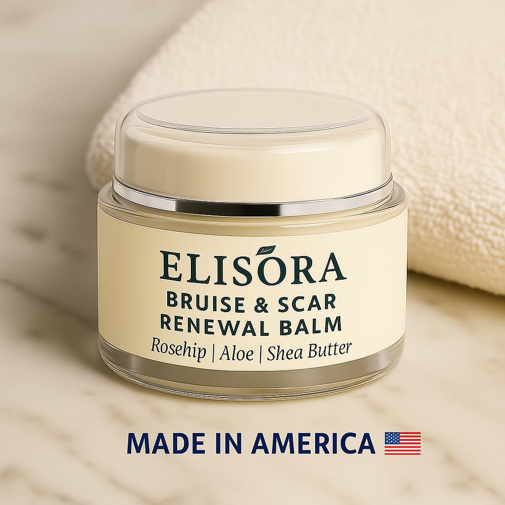 ELISORA Intensive Bruise & Scar Renewal Balm travel-friendly 1 oz jar