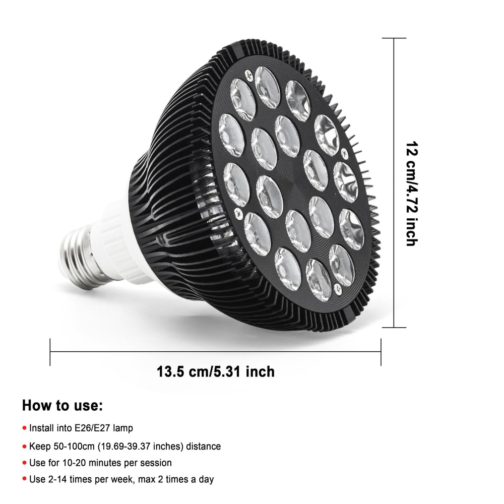 Elitzia infrared lamp targets back and shoulders for warmth