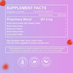 Elloura beef organ gummies liver close-up showing nutrient-dense ingredients for daily support.