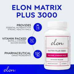 Nails care scene with Elon Matrix Plus 3000 suggesting daily routine
