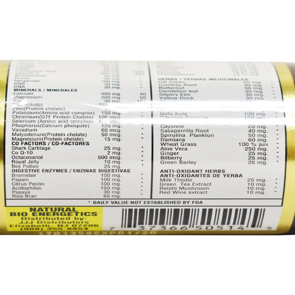 ELP ESSENTIAL KH-9 product card showing minerals, herbs, and amino acids.