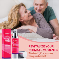 Elrisme Estriol Cream evening use, soothing routine for rest.