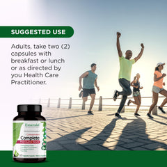 Emerald Labs Complete Premium Multi antioxidant blend closeup highlights full-spectrum nutrients.