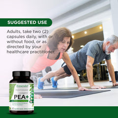 Non-GMO vegan additive-free ingredients featured in Emerald Labs Pea+.