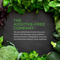 Vegan and gluten-free badge on Emerald Labs Vision Health packaging