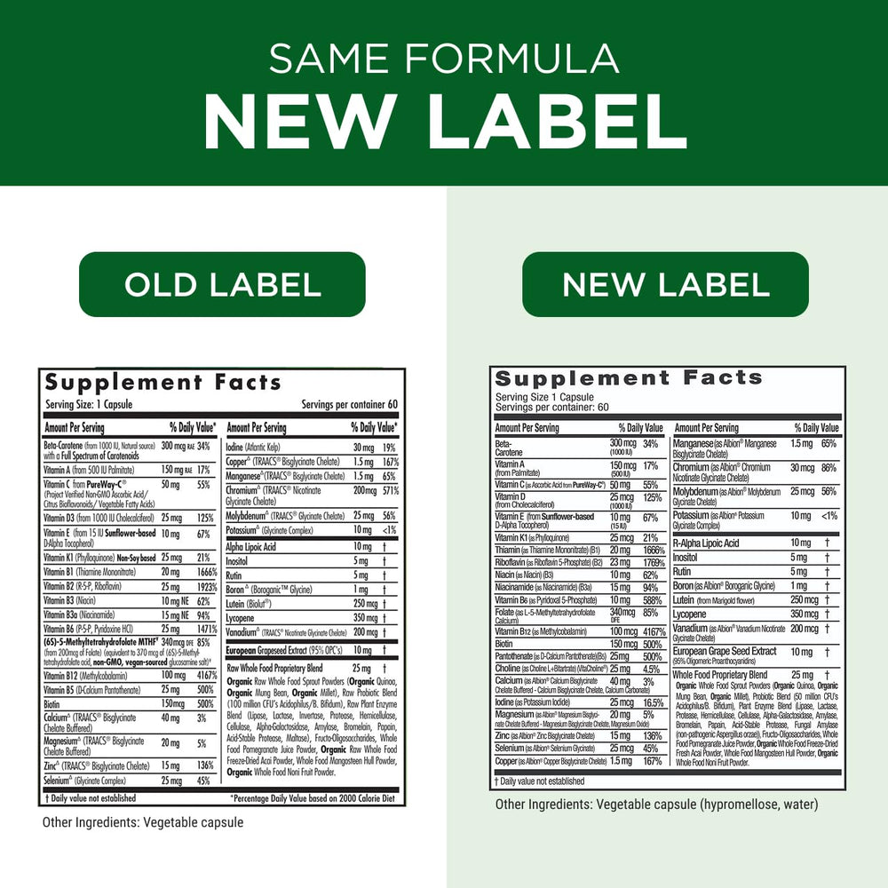 Emerald Labs doctor-formulated nutrient forms badge on bottle label.