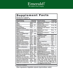 Emerald Labs Women's 45+ Multi capsules; vegetarian formula with comprehensive micronutrients.