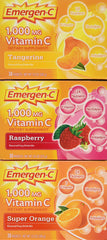Emergen-C 90-packets carton offers convenient, on-the-go refreshment.