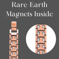 EMF Shield Copper Bracelet adjustable band, fits most wrists for comfortable all-day use.