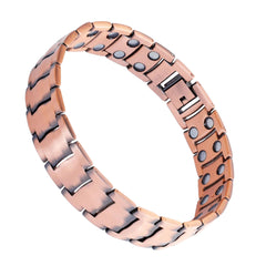 EMF Shield Copper Bracelet on the wrist, stylish daily wear.