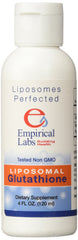 Empirical Labs Liposomal Glutathione bottle ready for daily use