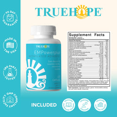 EMPowerPlus Methylated Advanced label detail with ingredient notes