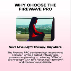 EMR-TEK Firewave Pro 300W used on face and body for wellness routines