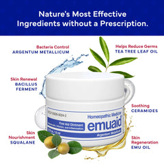 Emuaid Ointment applied in evening routine for comfort.