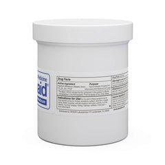 Emuaid ointment label closeup shows anti-bacterial and anti-fungal formula